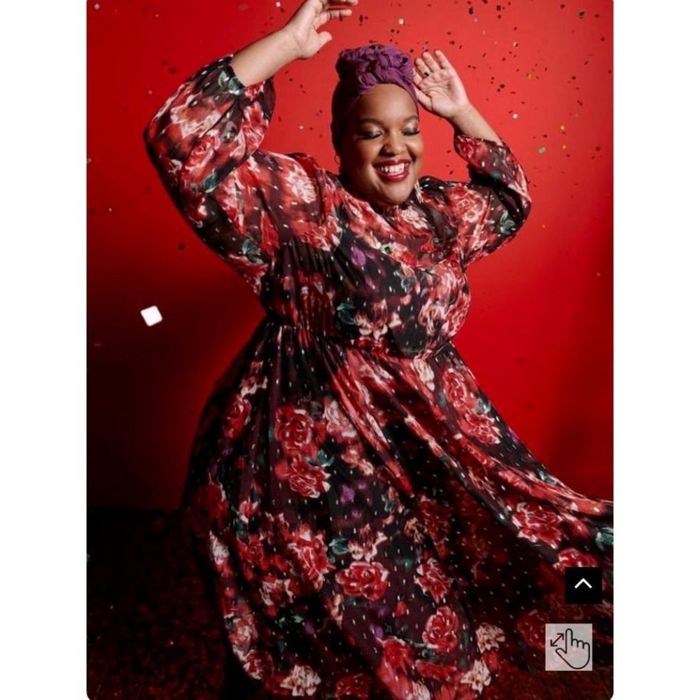 Torrid Blouson Dress 1X 14 16 NWT NEW Washable - Picture 12 of 12